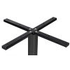 tivoli table base brass + black brass collar 720mm disc