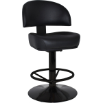 Macau Gaming Stool Black Disc + Black Vinyl