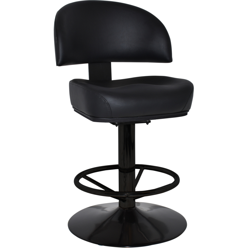 macau gaming stool black disc + black vinyl