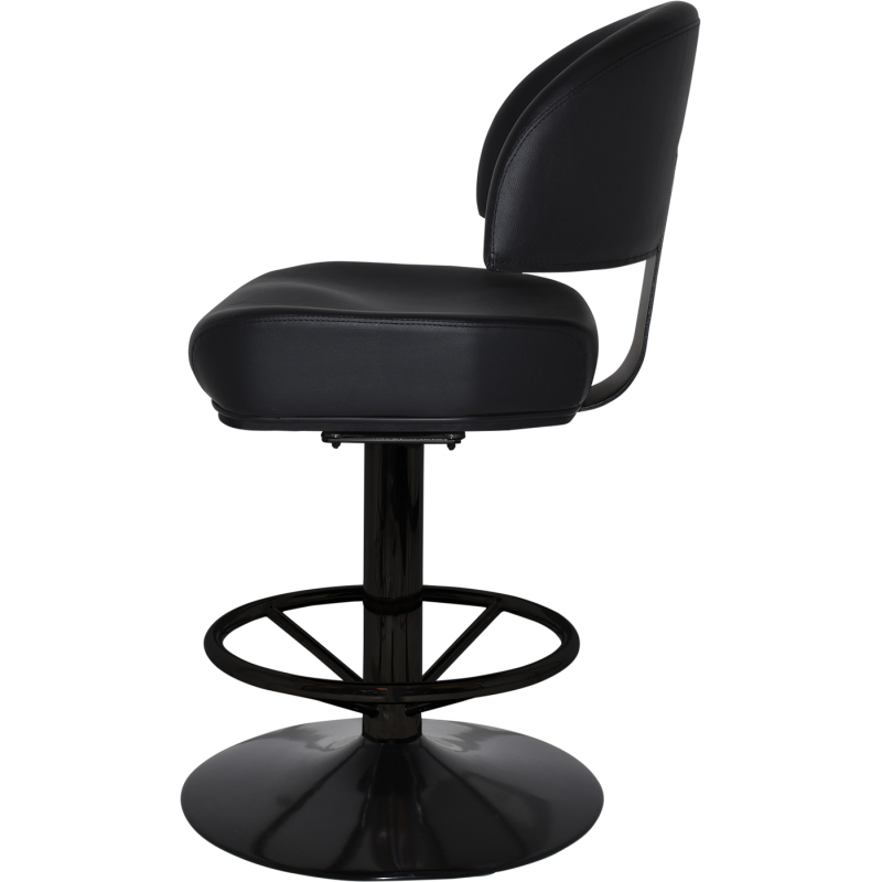 macau gaming stool black disc + black vinyl