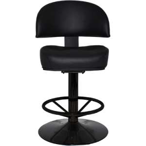 macau gaming stool black disc + black vinyl