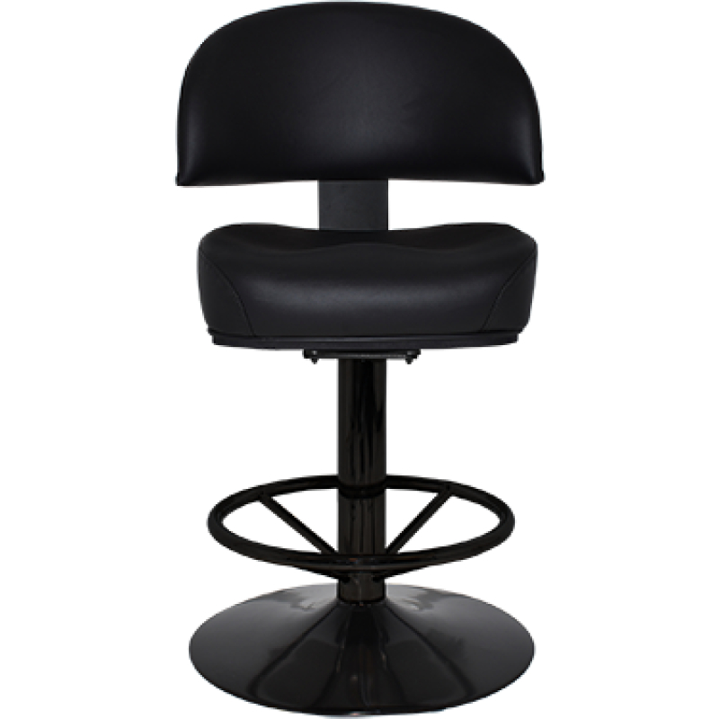 macau gaming stool black disc + black vinyl