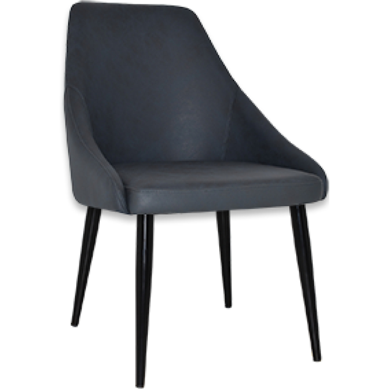 stockholm chair black metal leg