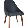 stockholm chair light walnut timber leg