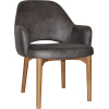 albury xl arm chair light oak timber leg