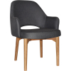 albury xl arm chair light oak timber leg