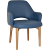 albury xl arm chair light oak timber leg
