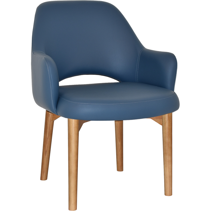 albury xl arm chair light oak timber leg