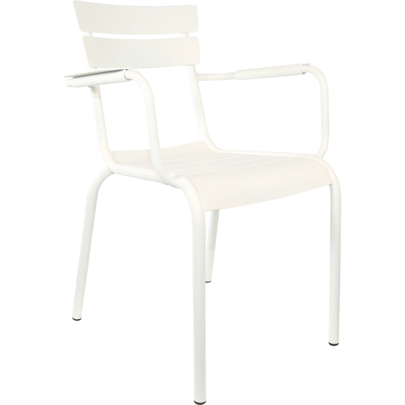 lisbon arm chair white