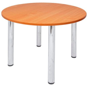 Alternative view of Meeting Table Chrome Leg