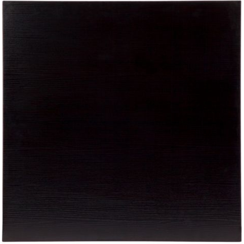 melamine table top black