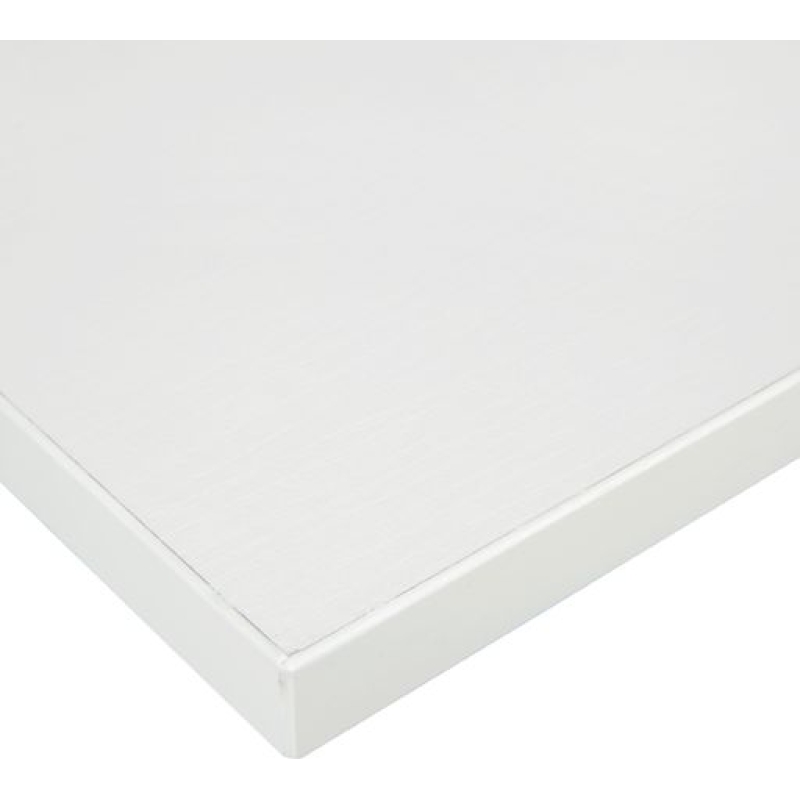 melamine table top white
