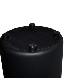 delhi ottoman 400mm round black