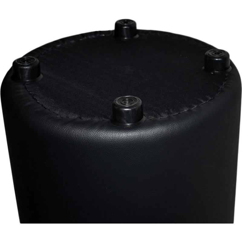 delhi ottoman 400mm round black