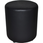 Delhi Ottoman 400mm Round Black