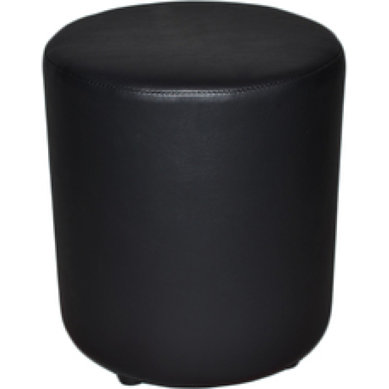 delhi ottoman 400mm round black