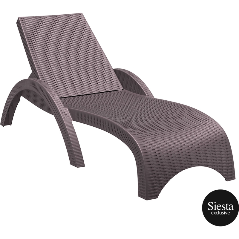 resin rattan sun lounger 3 piece package with tequila side table