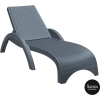 resin rattan sun lounger 3 piece package with tequila side table