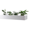 planter box for perforated cupboard