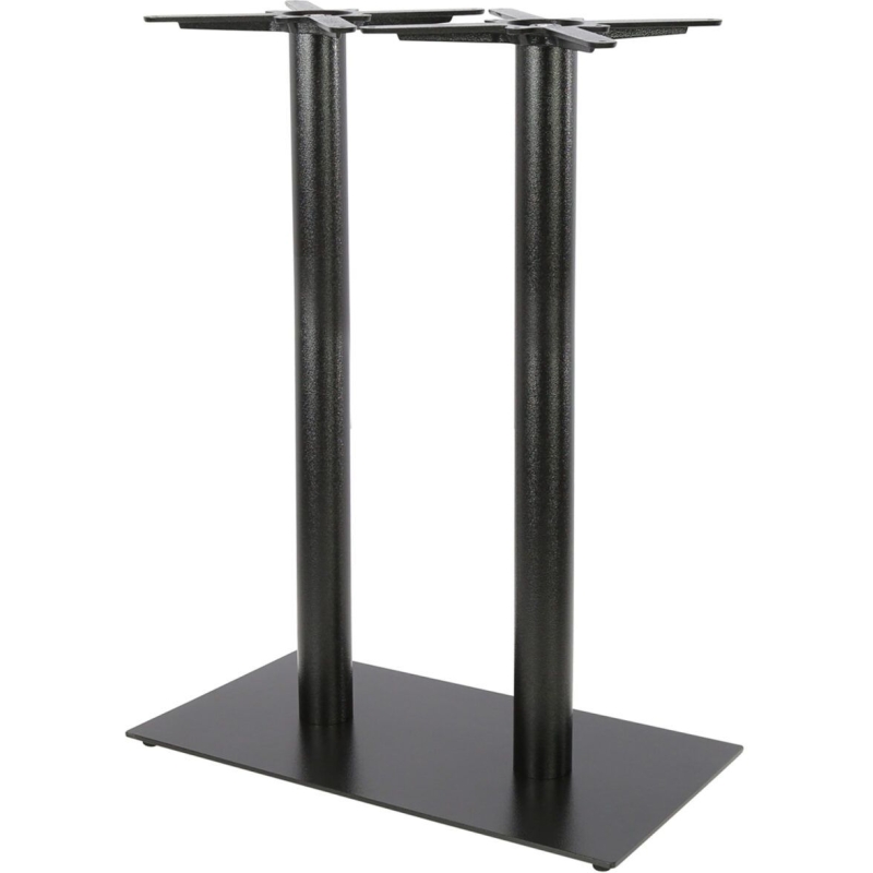 rectangle twin bar table base 40 x 75