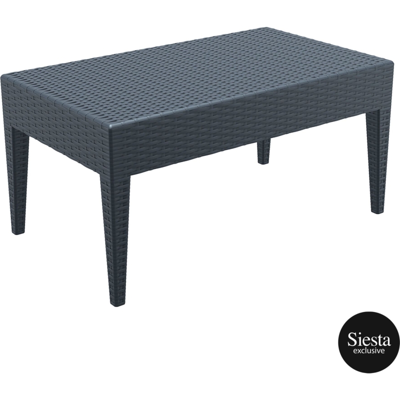 3 piece resin rattan pool side setting with florida chair