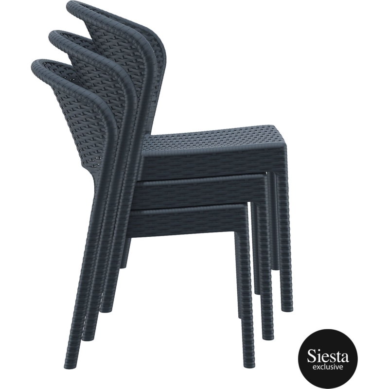 resin rattan 3 seat outdoor setting with daytona chair