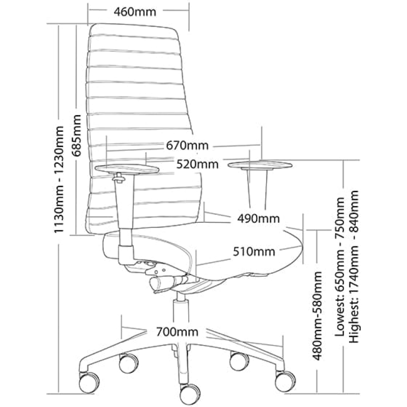 siena executive chair