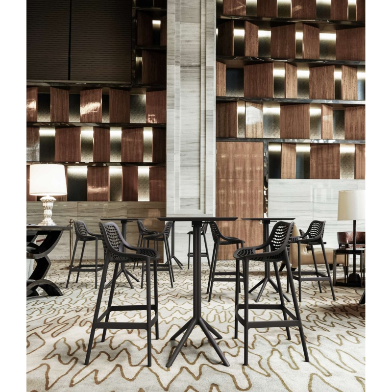 sky bar table 3 piece set with air 75 barstools