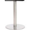prague table base 450mm disc s/s