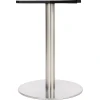 prague table base 450mm disc s/s