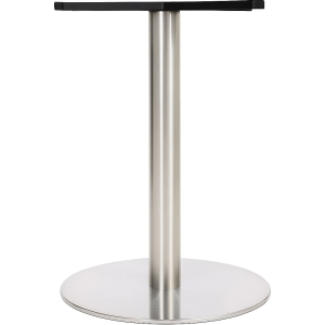 prague table base 450mm disc s/s