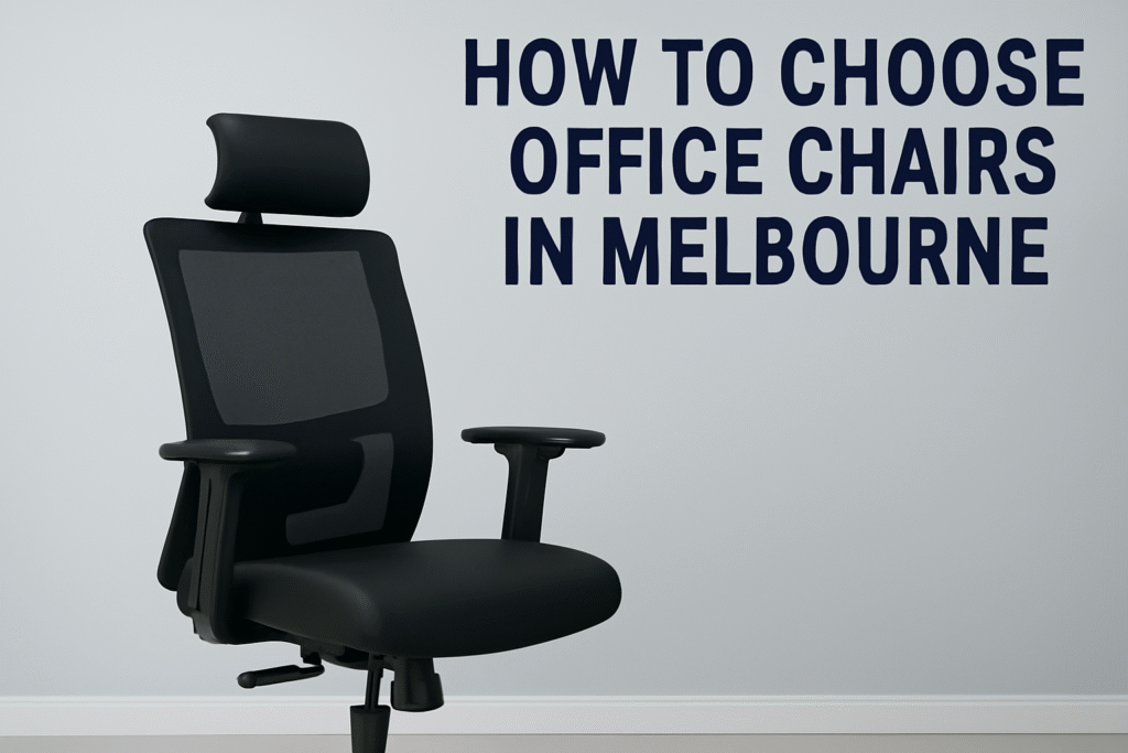 How to Choose Office Chairs in Melbourne