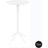 025 sky folding table bar 60 y white front
