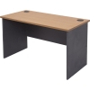 rapid worker desk beech/ironstone, 1200mm x 600mm