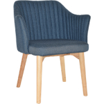 Coogee Arm Chair Natural Timber Leg