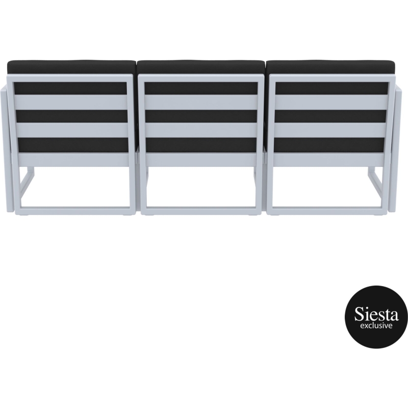 mykonos resort sofa xl silvergrey black back 1