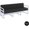 mykonos resort sofa xl silvergrey black front side 1