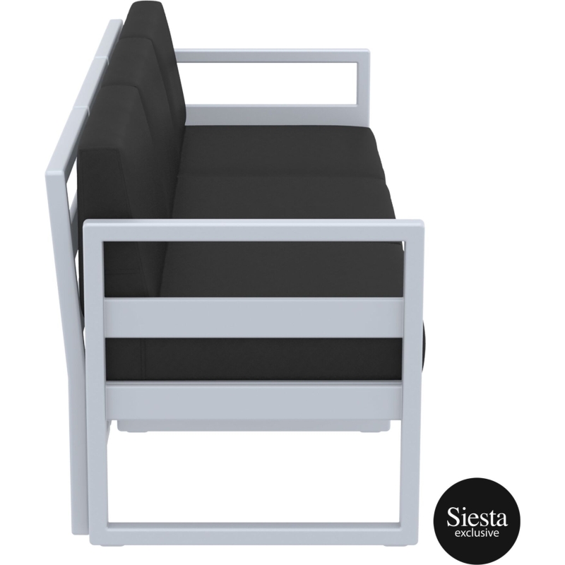 mykonos resort sofa xl silvergrey black side 1