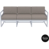 mykonos resort sofa xl silvergrey brown front 1