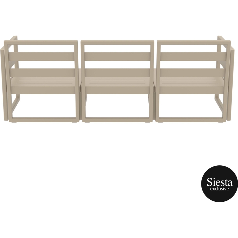 mykonos resort sofa xl taupe back 1