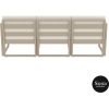 mykonos resort sofa xl taupe beige back