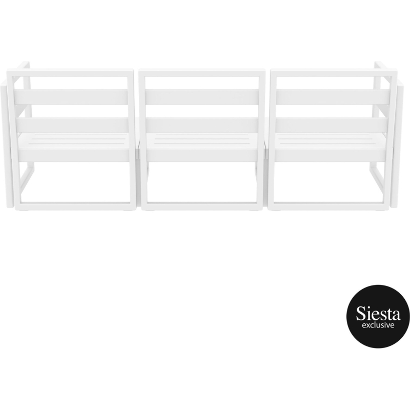 mykonos resort sofa xl white back