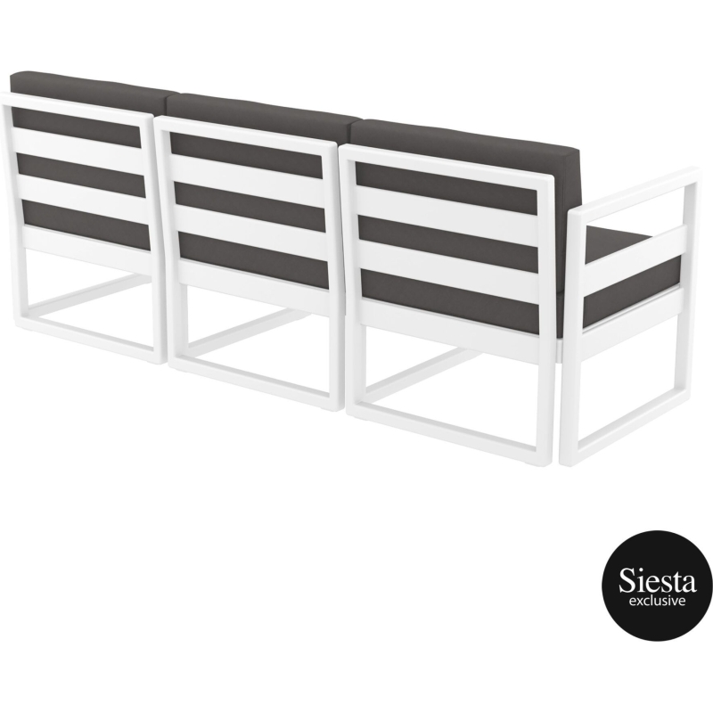 mykonos resort sofa xl white darkgrey back side