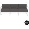 mykonos resort sofa xl white darkgrey front