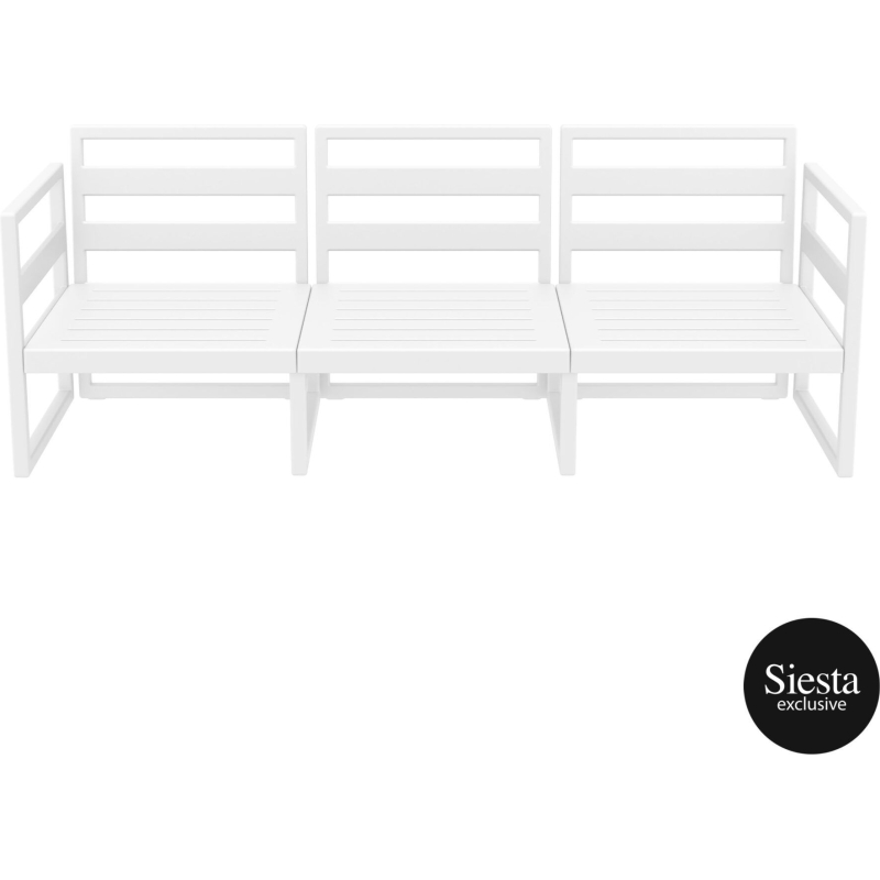 mykonos resort sofa xl white front