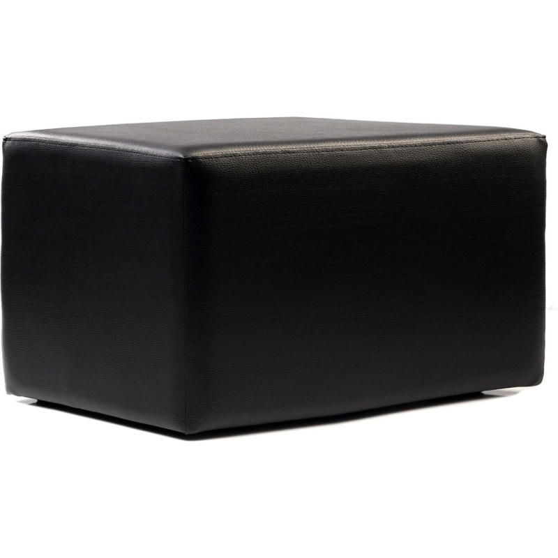 ottoman rectangle black02