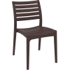 outdoor ares chair brown front side