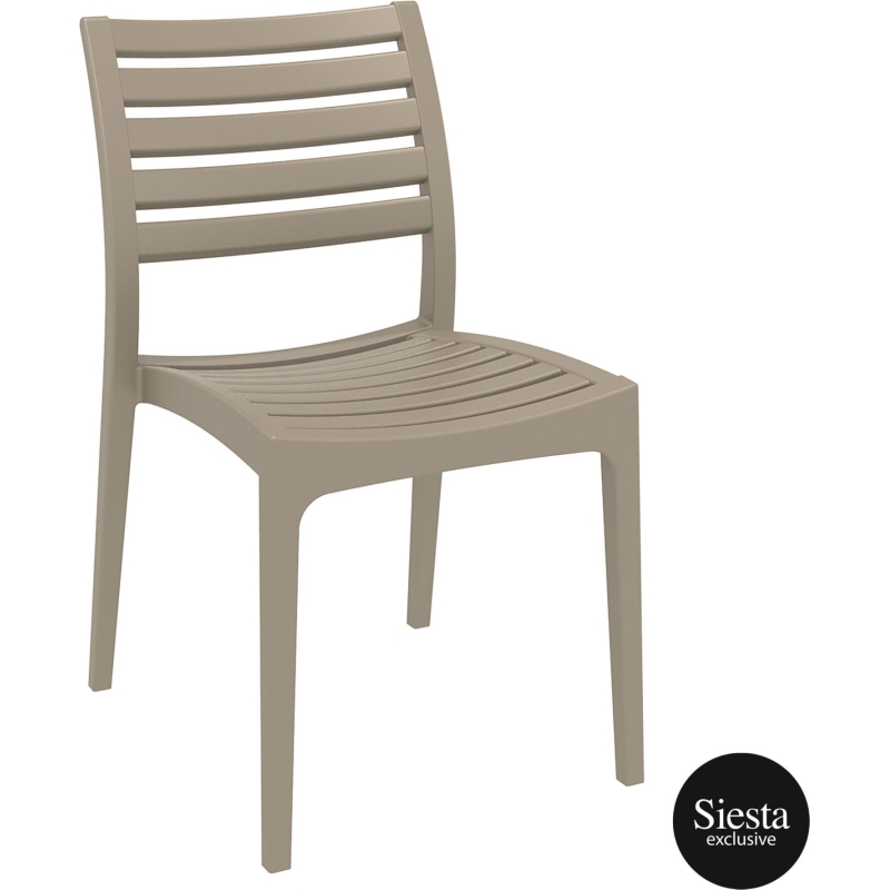 outdoor ares chair dovegrey front side