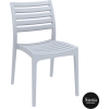 outdoor ares chair silvergrey front side