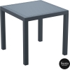 outdoor resin rattan cafe plastic top bali table 80 darkgrey front side
